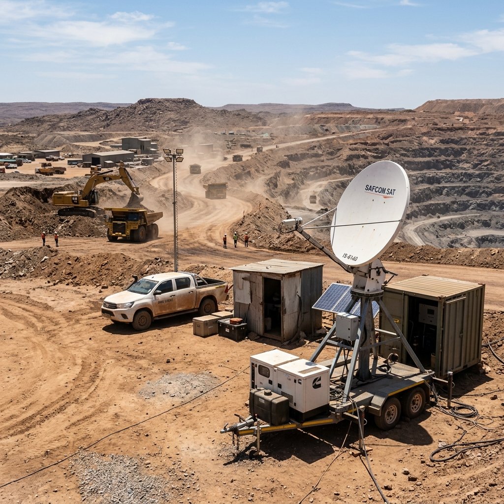 Instalação VSAT em Minas Remotas