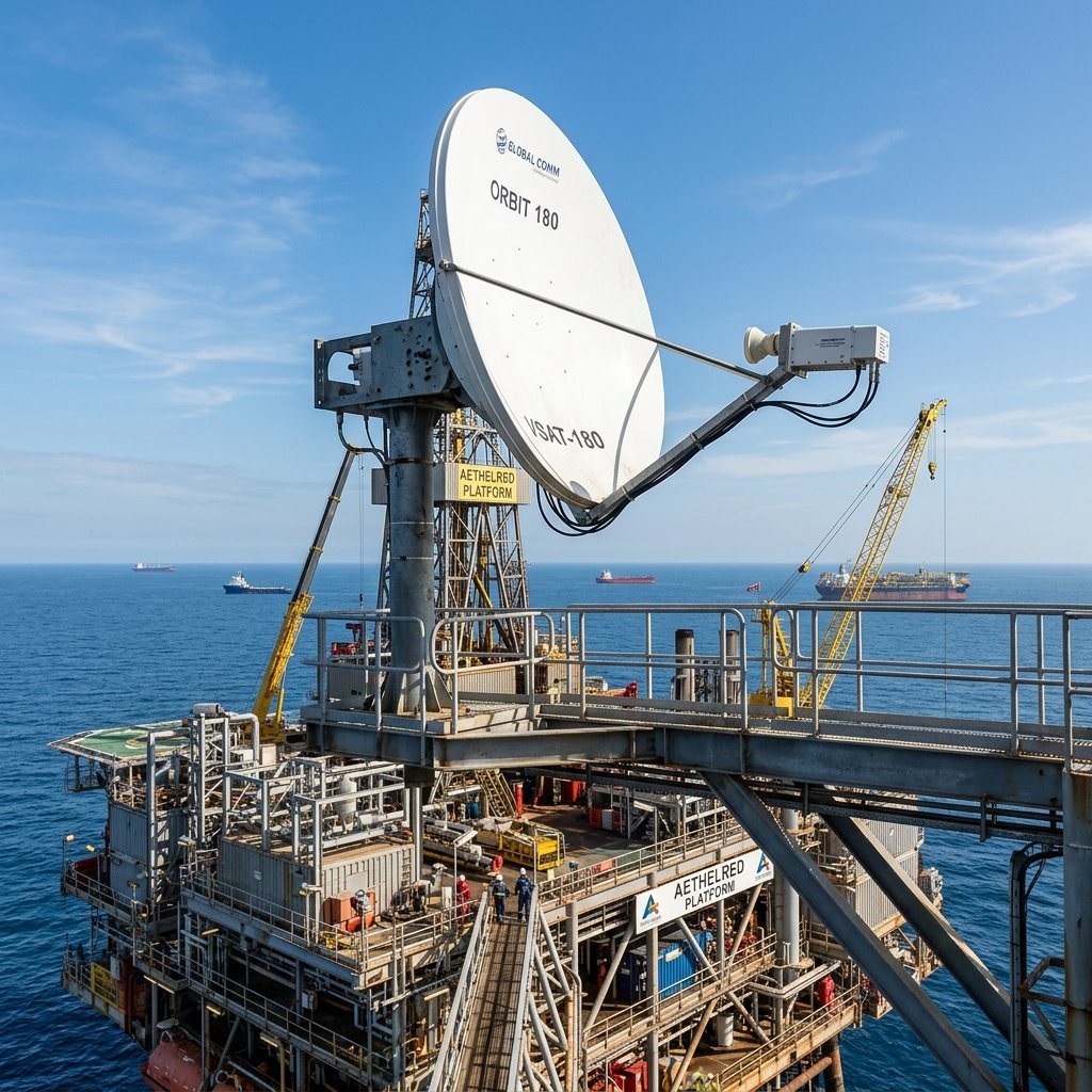 Instalação VSAT Offshore Soyo e Cabinda